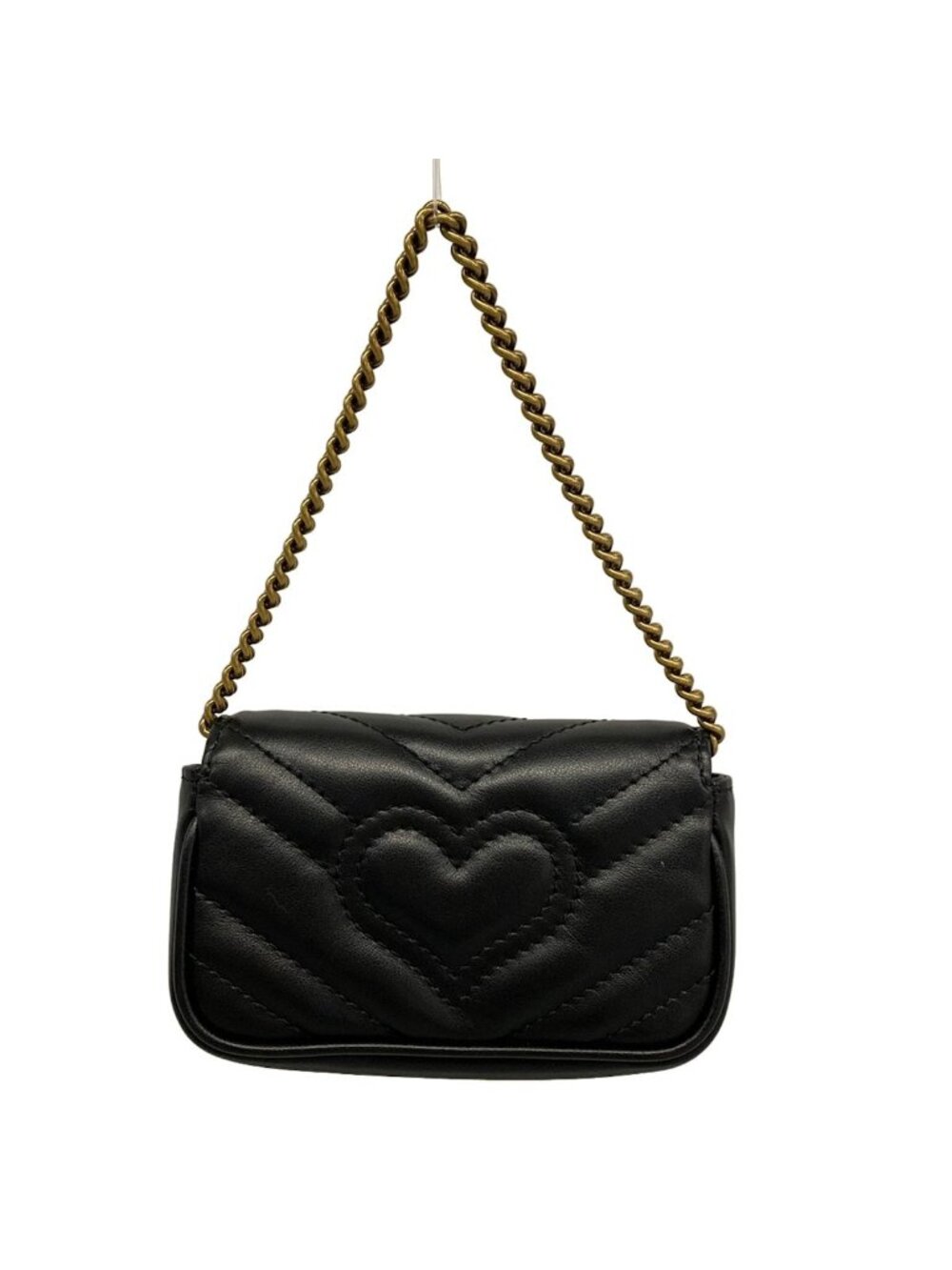 Gucci Handbag GG Marmont Black Leather - Picture 3 of 15